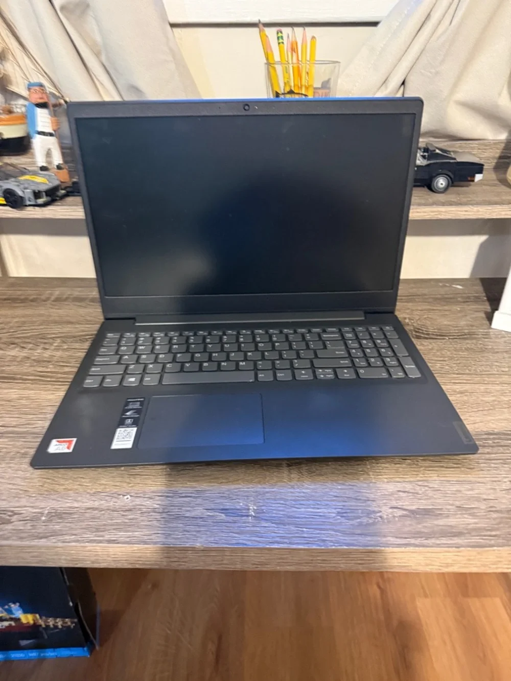 Lenovo Laptop in Black with Full-Size Keyboard